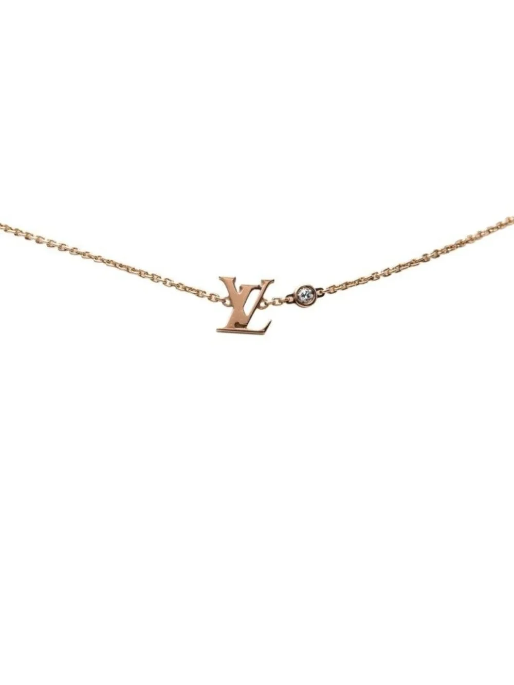 Louis Vuitton Idylle Blossom Necklace 18k Pink Gold Diamond